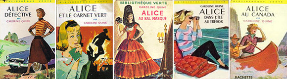 Alice détective - Alice et le carnet vert - Alice au bal masqué - Alice dans l'île au trésor - Alice au Canada