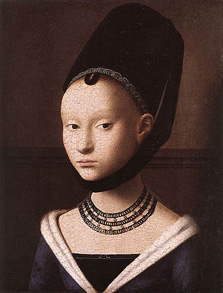 Portrait de jeune fille par Petrus Christus
