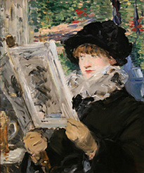 Femme lisant d'Edouard Manet