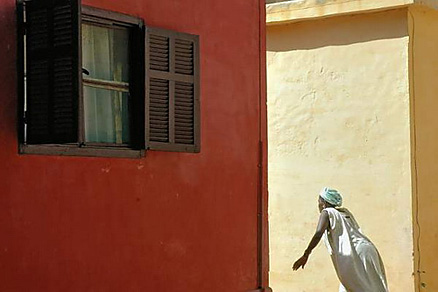 Dans les rues de Gorée, Sénégal, décembre 2006