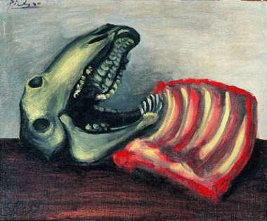 Nature morte au crâne de mouton, Pablo Picasso