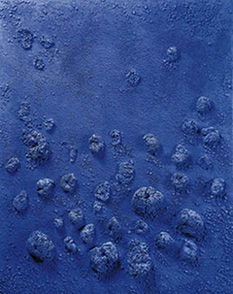 Toile d'Yves Klein