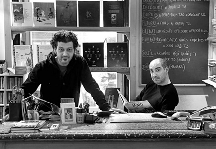 Librairie Bédé en bulles, Perpignan – Jean-François Malet et Olivier Capella