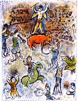 Le Cirque, de Marc Chagall