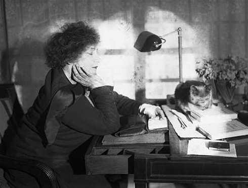 Colette et son chat