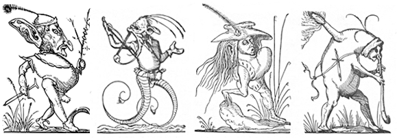 Les songes drolatiques de Pantagruel, dessins par François Rabelais